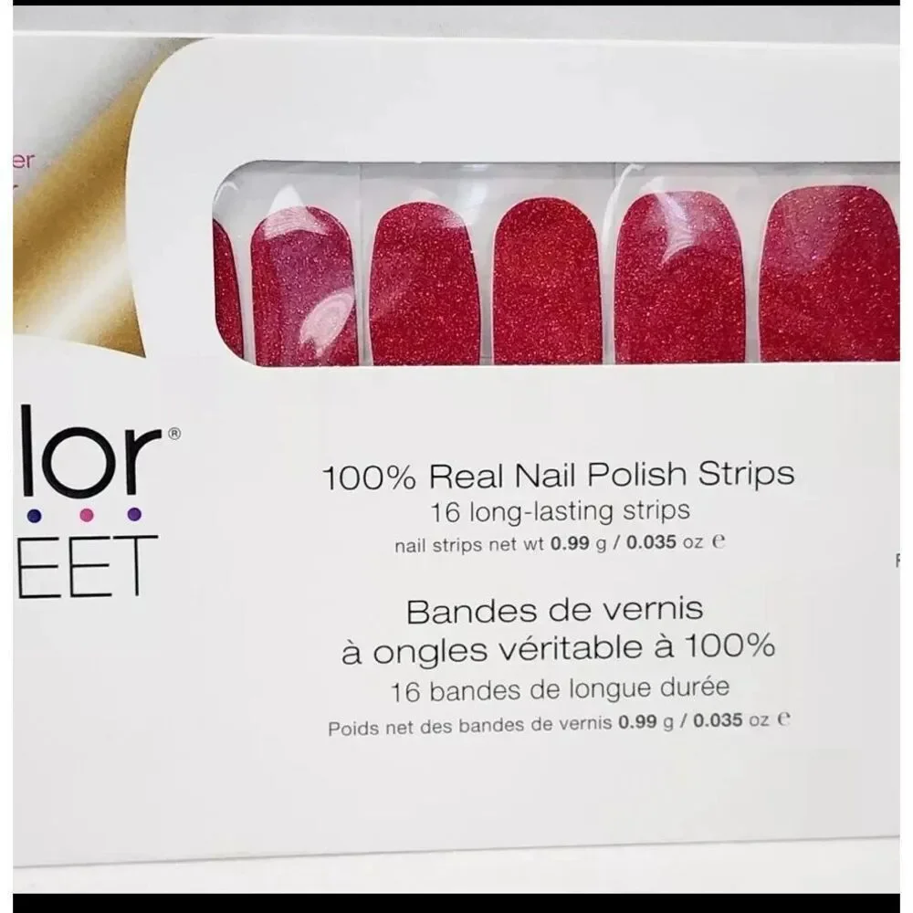 Color Street sparkling pink